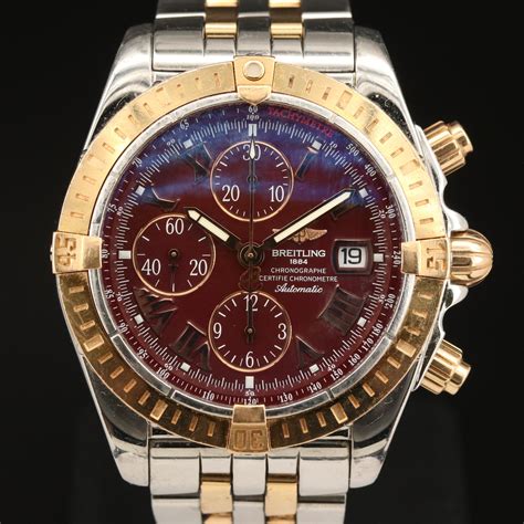 breitling chronomat 2 tone|breitling chronomat evolution two tone.